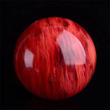 Sphère en Quartz Rouge – Boule de Cristal Énergétique 