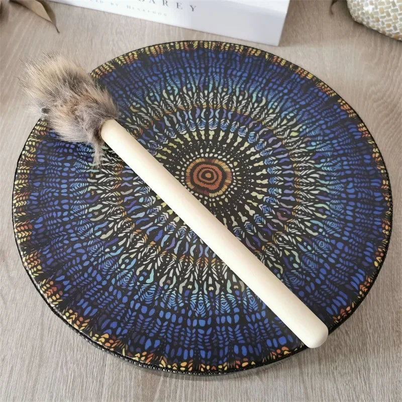 Tambour Chamanique 25 cm – Instrument de Méditation chamanique