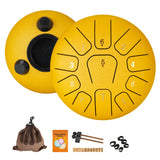 Tambour acier jaune