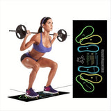 Tapis Squat Antidérapant 35x80cm Musculation