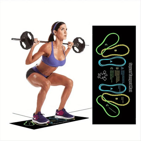 Tapis Squat Antidérapant 35x80cm Musculation
