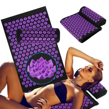 Tapis d’Acupression Yoga &amp; Coussin Kuznetsov 