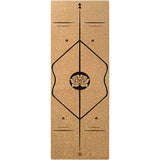 Tapis de yoga  en chêne naturel pliable, motif 4