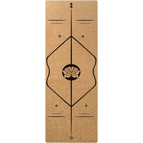 Tapis de yoga  en chêne naturel pliable, motif 4