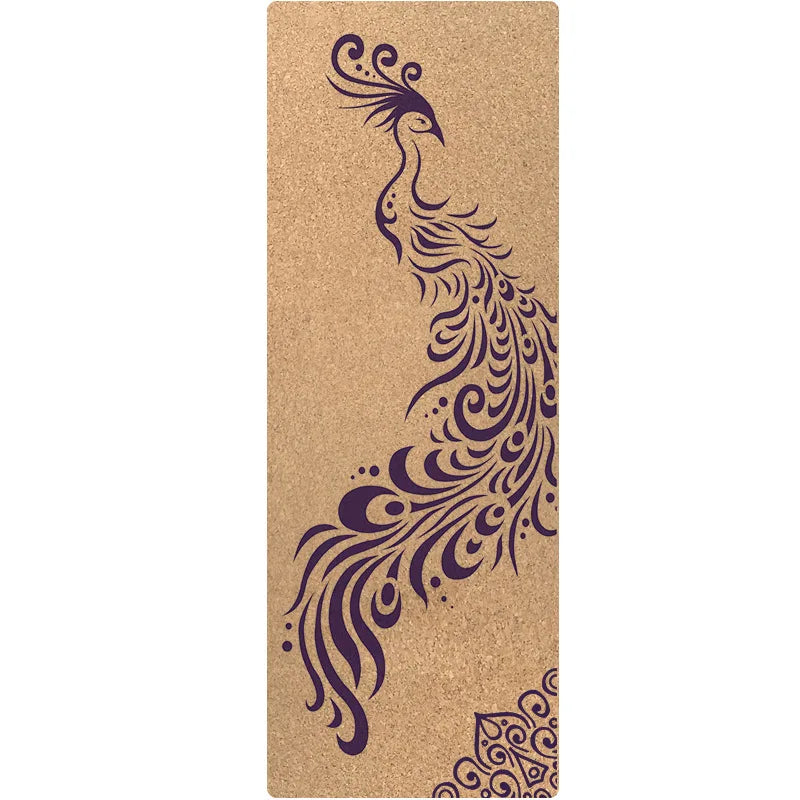 Tapis de yoga  en chêne naturel pliable, motif 5