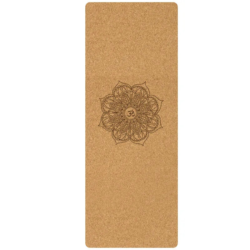 Tapis de yoga  en chêne naturel pliable, motif 6