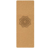 Tapis de yoga  en chêne naturel pliable, motif 6