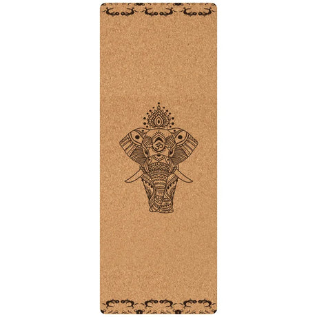 Tapis de yoga  en chêne naturel pliable, motif 7