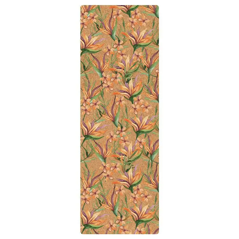 Tapis de yoga  en chêne naturel pliable, motif 9