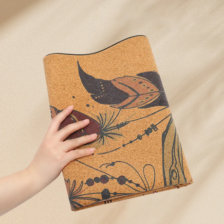 Tapis de yoga naturel en chêne pliable