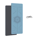 Tapis pilate bleu