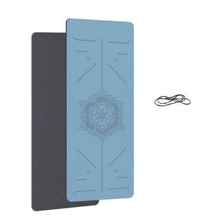 Tapis pilate bleu