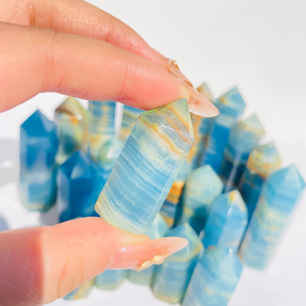 Tour en Calcite Bleue – Colonne 