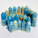 Tour en Calcite Bleue – Colonne Cristal 