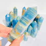 Tour en Calcite Bleue – Colonne Cristal Apaisement & Clarté