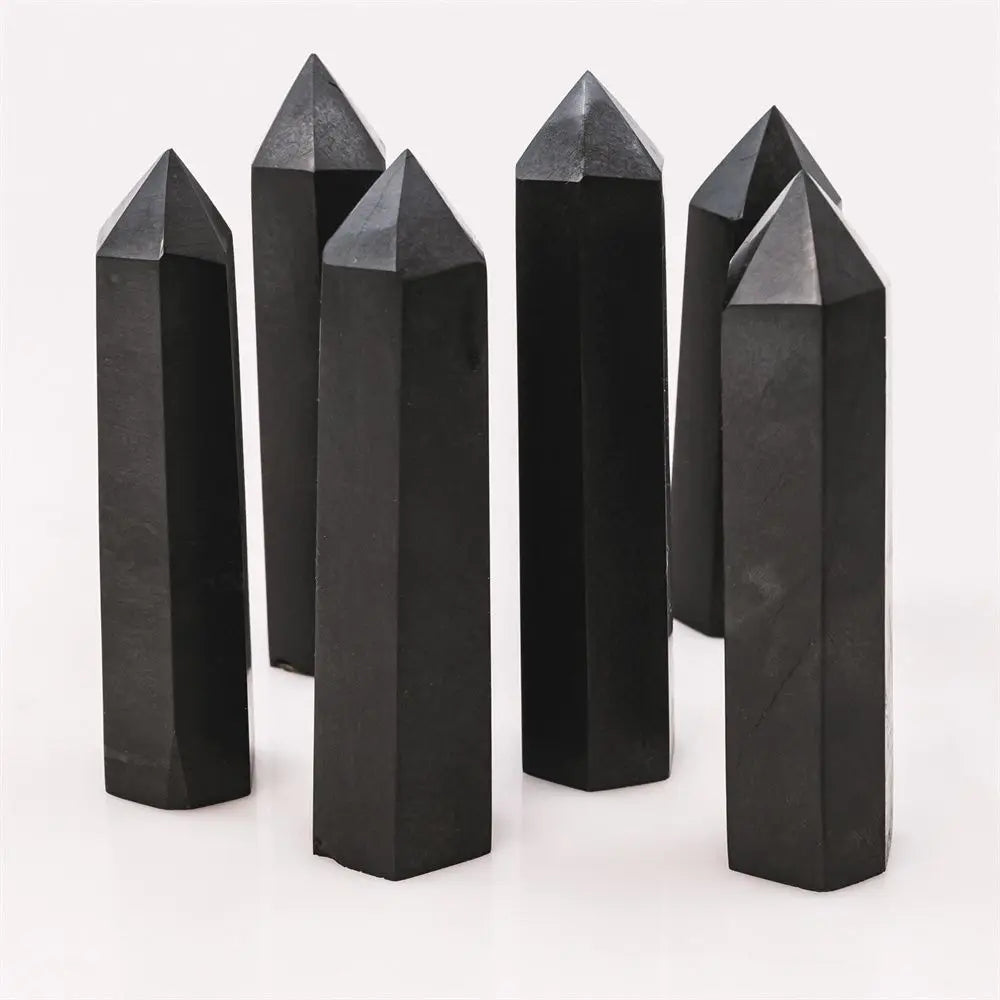 Tour en Shungite Naturelle – Pierre d’Ancrage 