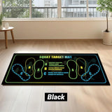 Vue de dessus Tapis Squat 35x80cm 