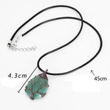 guide taille Collier Arbre de Vie 7 Chakras en Pierres Naturelles – Pendentif 