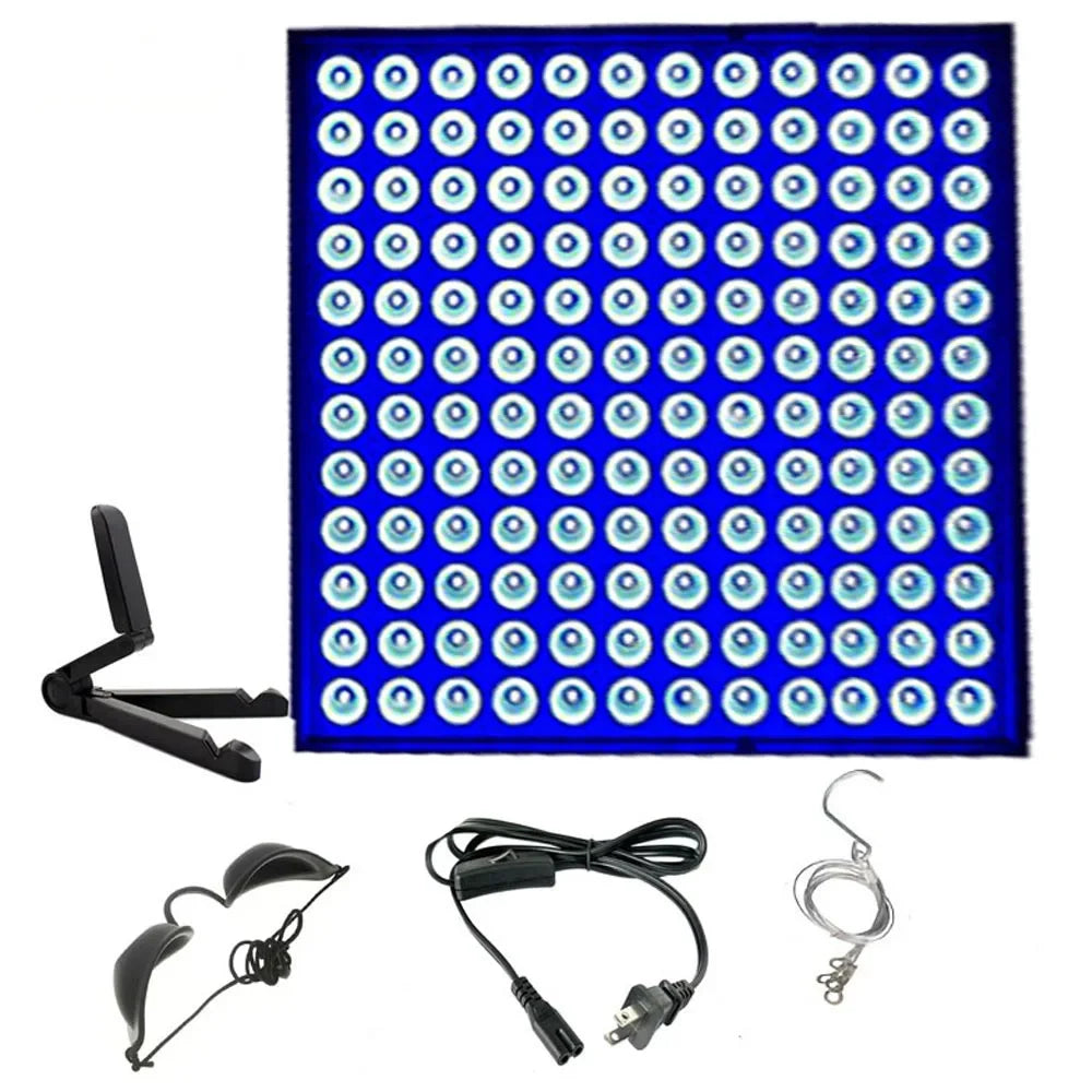 kit Lampe LED UV 395nm 25x25cm avec Support & Lunettes