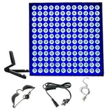 kit Lampe LED UV 395nm 25x25cm avec Support & Lunettes