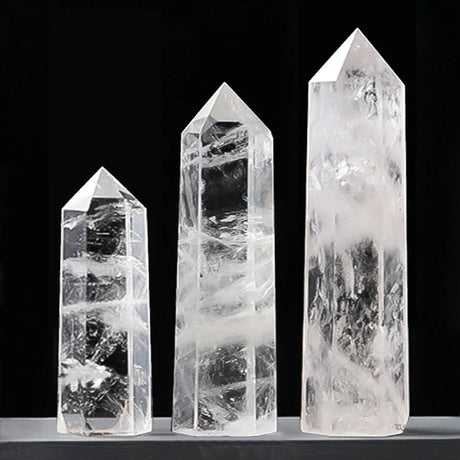 pierre naturelle obelisque cristal