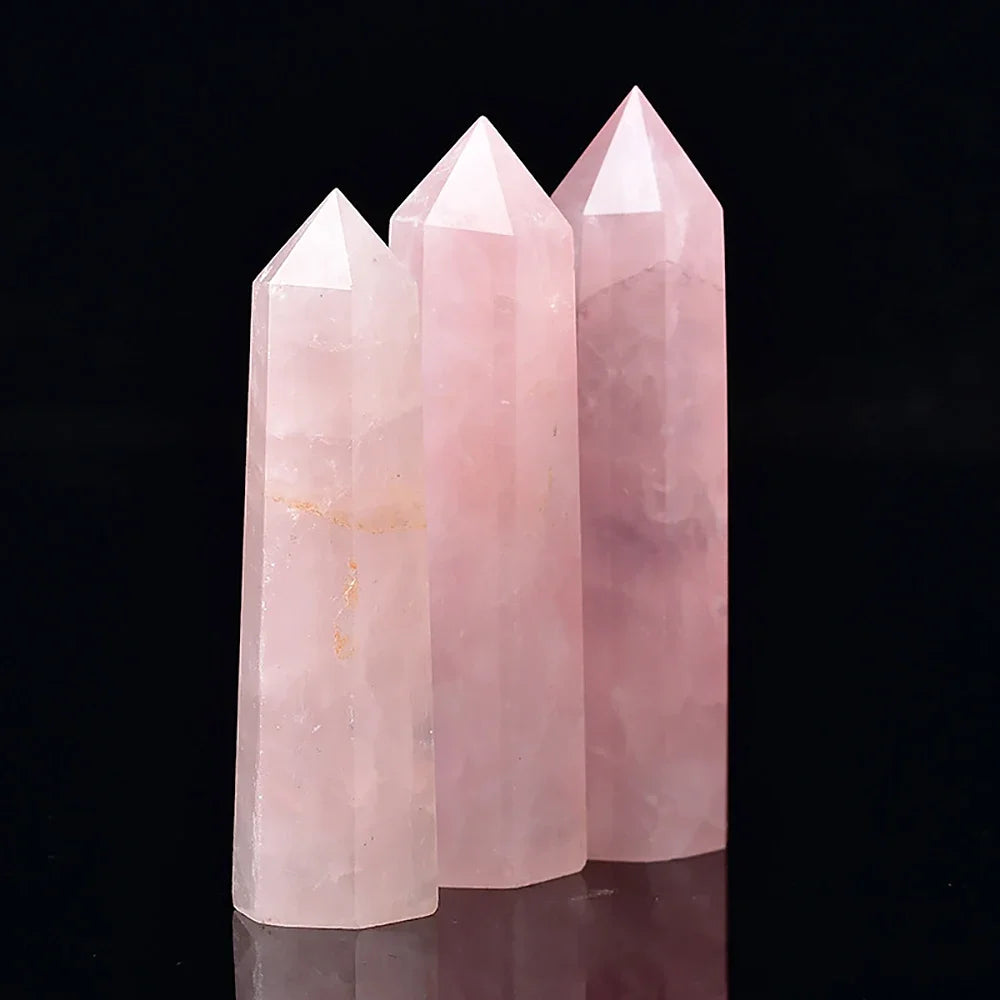 pierre naturelle obelisque quartz ose